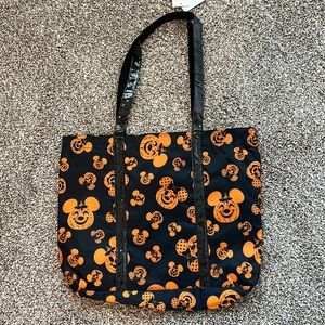 Disney Mickey Mouse Pumpkin Halloween Tote Bag
